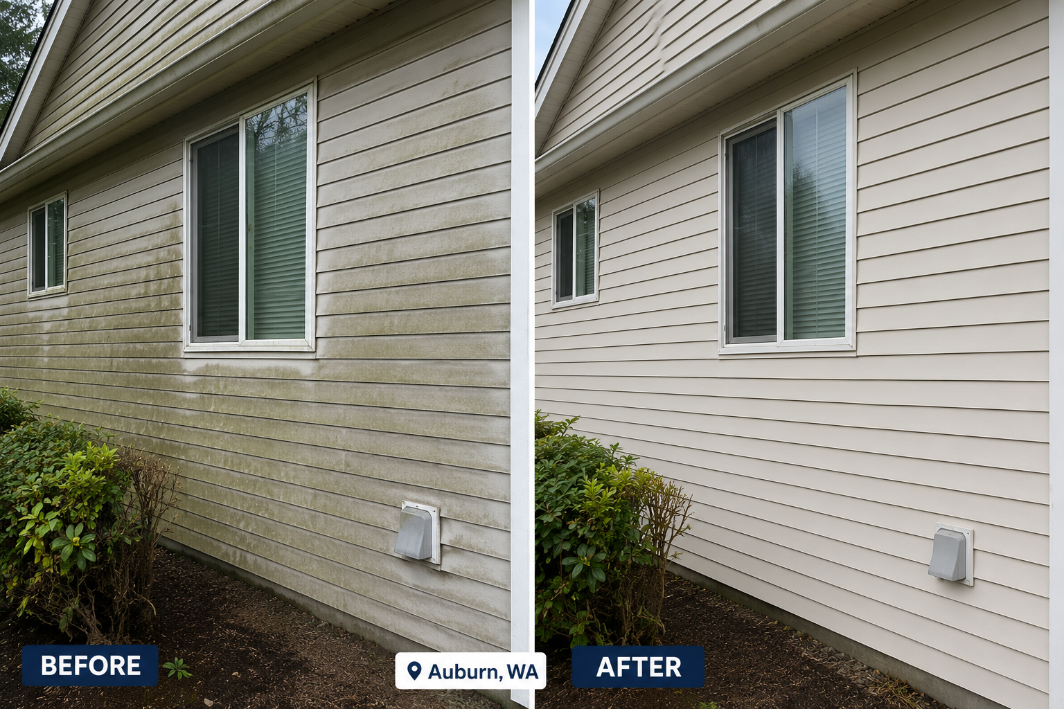 Sun-Kissed Home Wash cleaning at Seattle, WA