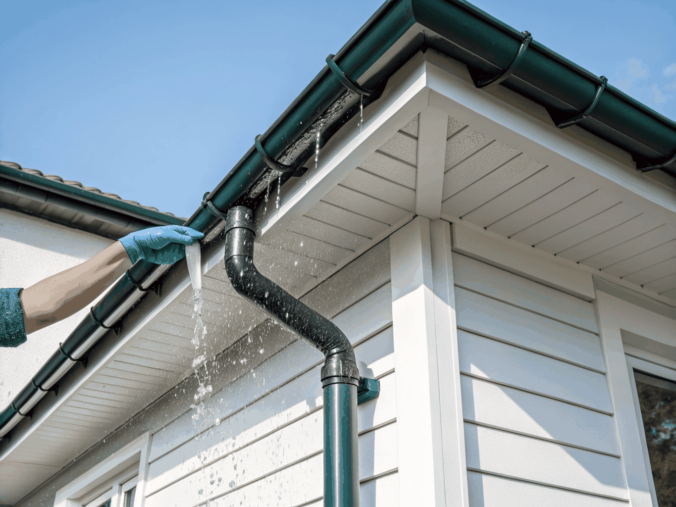 Drainage Optimization cleaning at Lakewood